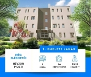 Продается квартира Nyíregyháza, 44m2